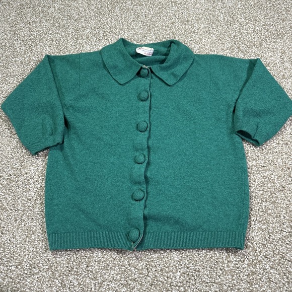 Lord Taylor 50s Ballantyne Cashmere Sweater With Wool Skirt Scotland Size Small - Picture 2 of 16